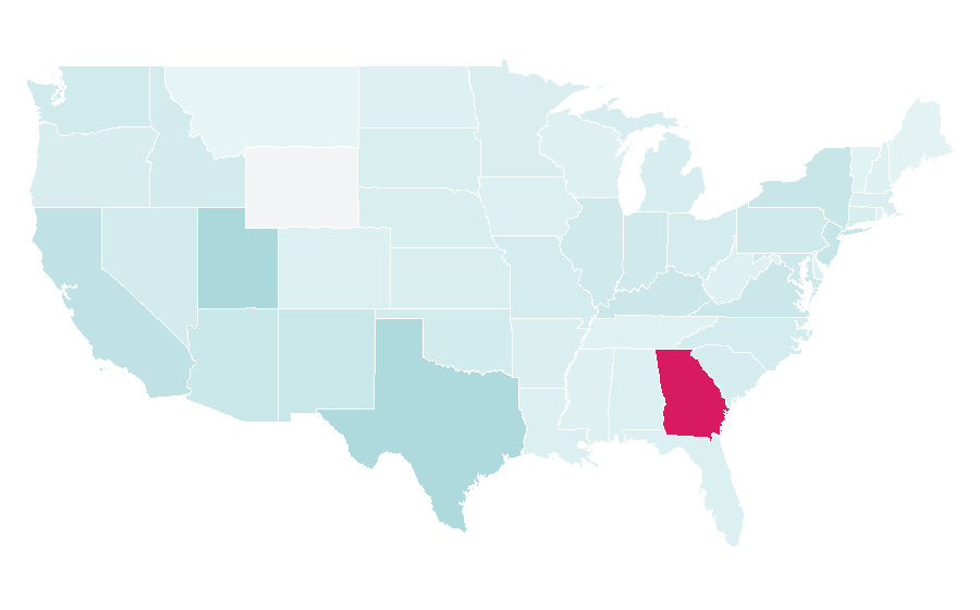 Affinity by region — Rumi, United States