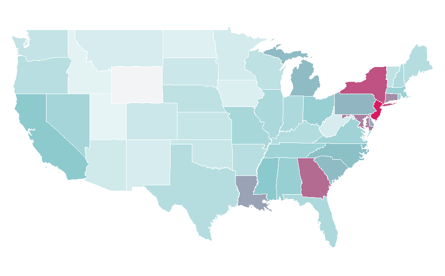 Affinity by region — Run DMC, United States