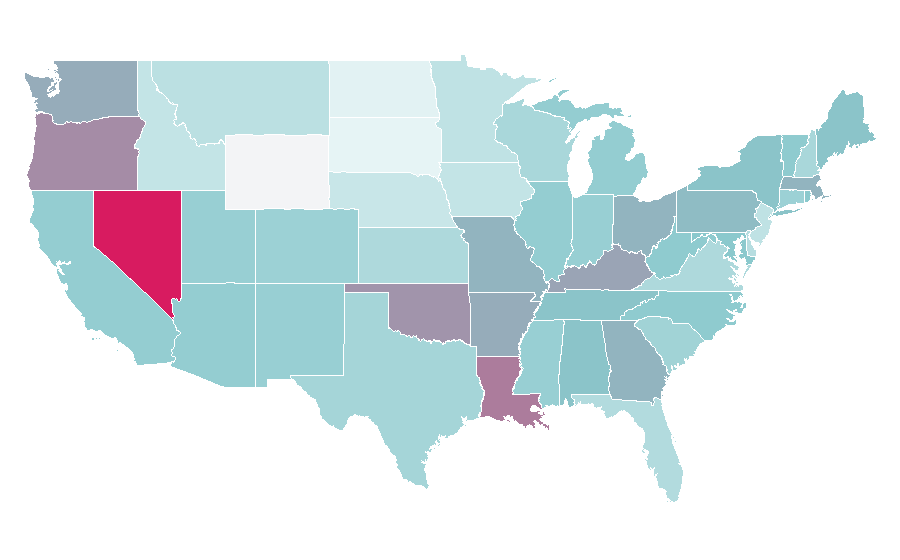Affinity by region — RuPaul, United States