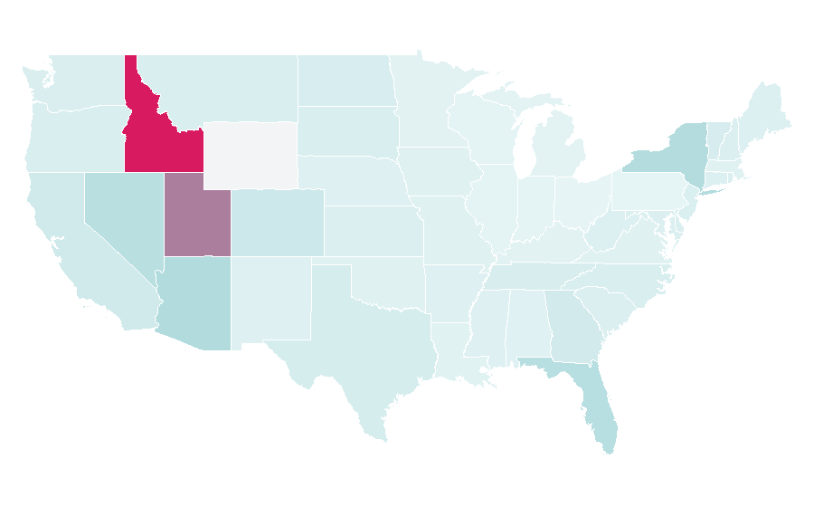 Affinity by region — Russell Brunson, United States