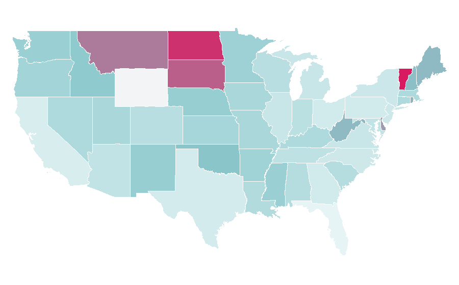 Affinity by region — Russian pop, United States