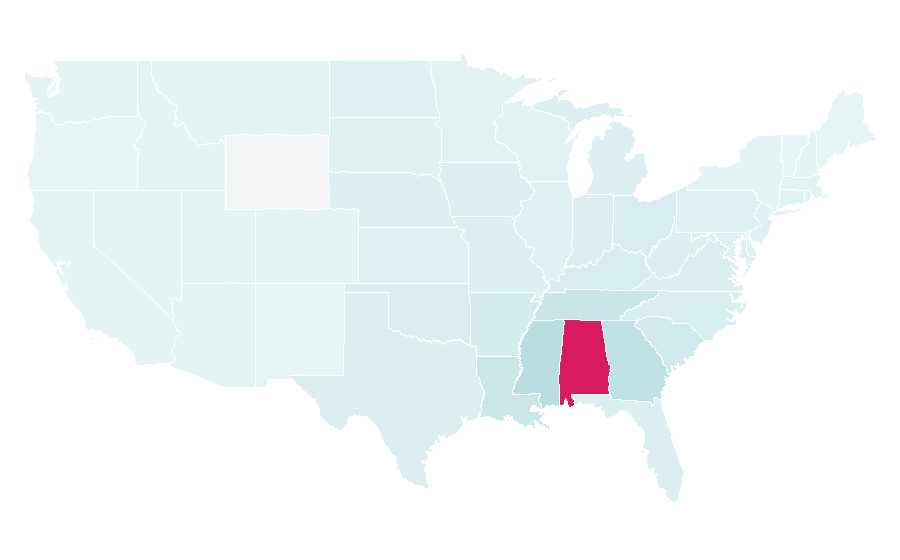 Affinity by region — Ryan Williams, United States