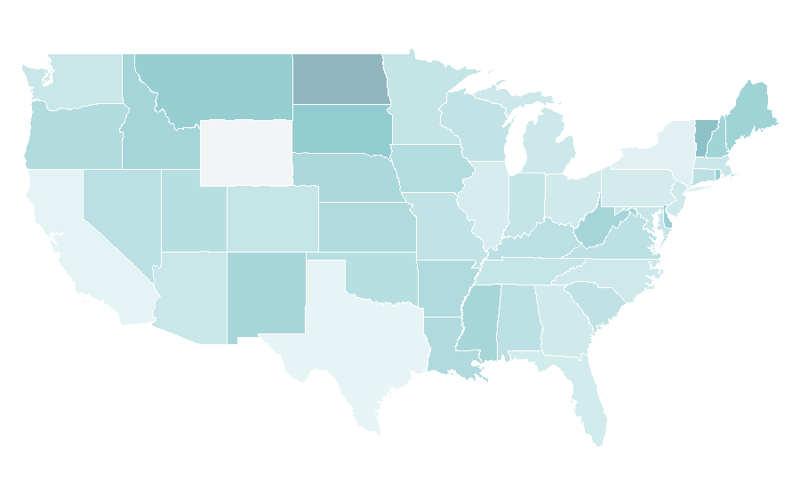 Affinity by region — Saccharum officinarum, United States