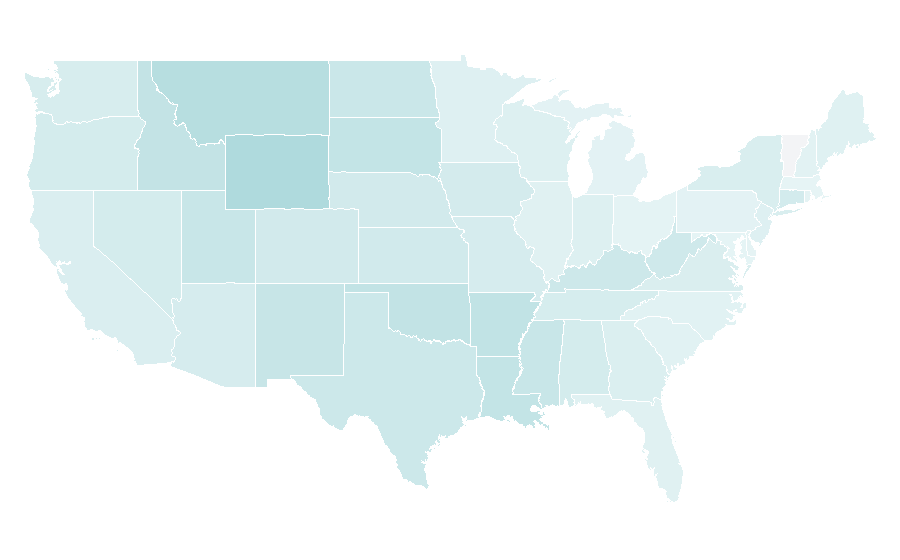 Affinity by region — Saddle, United States