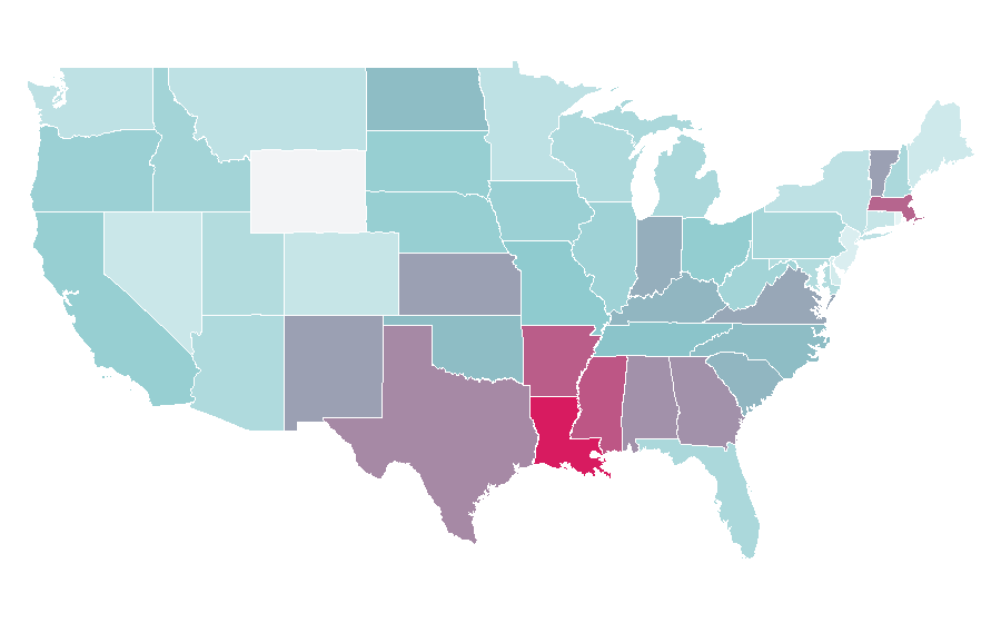 Afinidad por región — Safety, Estados Unidos