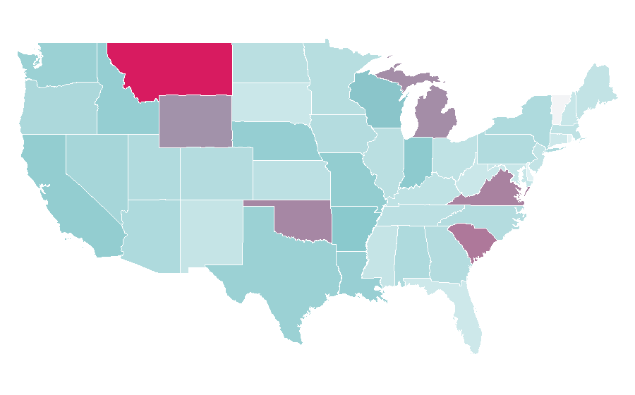 Affinity by region — Saffron, United States