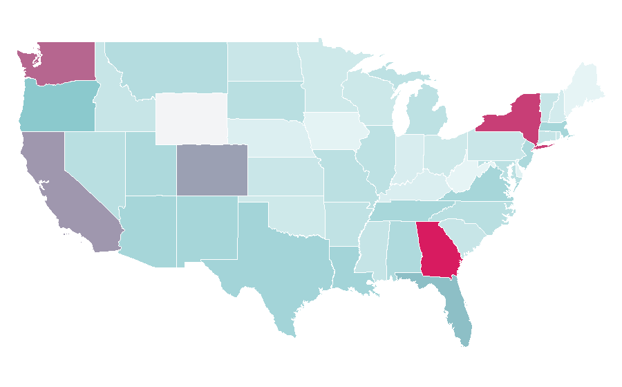 Affinity by region — Sage, United States
