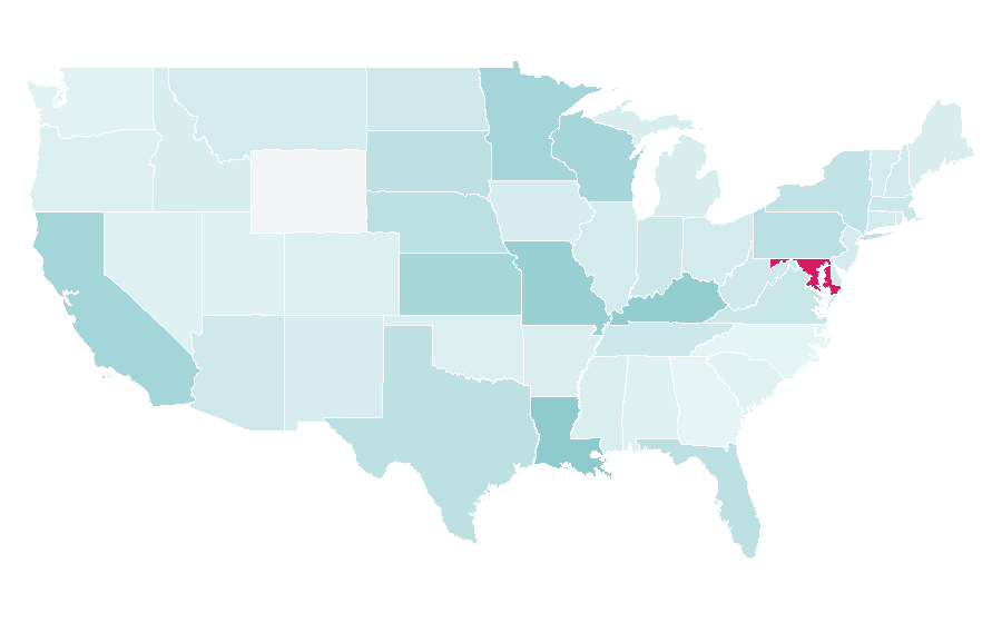 Affinity by region — Saint Agnes, United States
