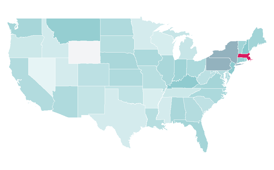 Affinity by region — Saint Patrick, United States