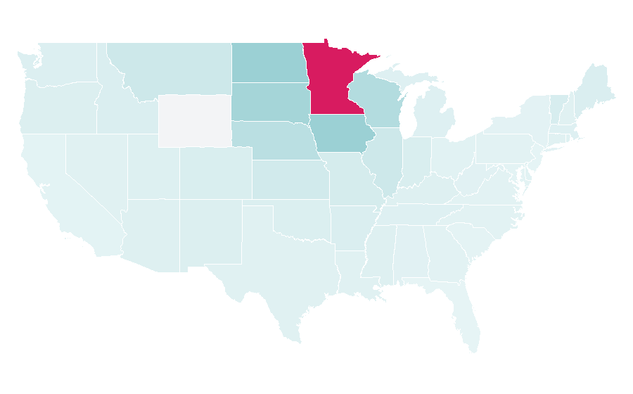 Affinity by region — Saint Paul, Minnesota, United States