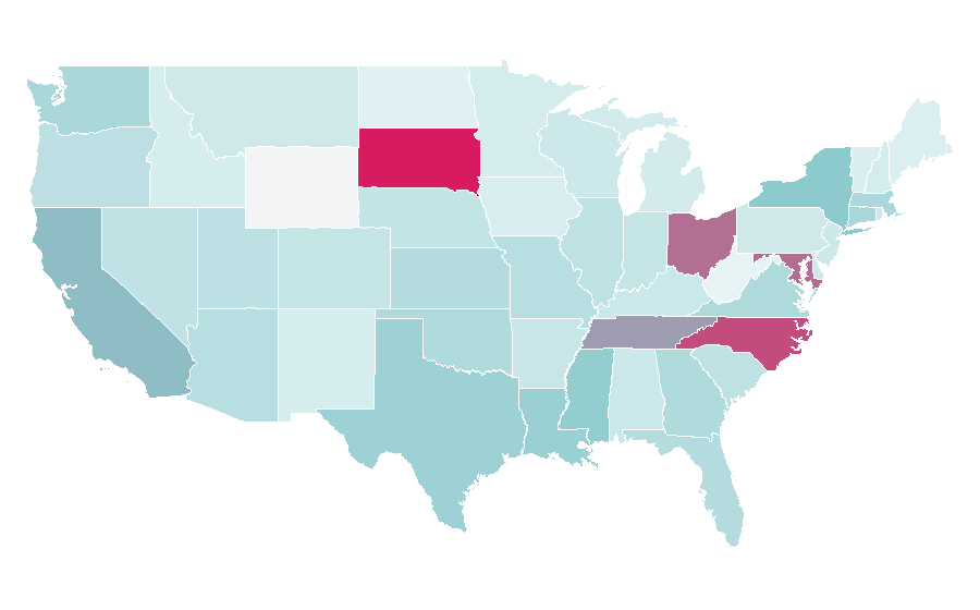Affinity by region — Sake, United States