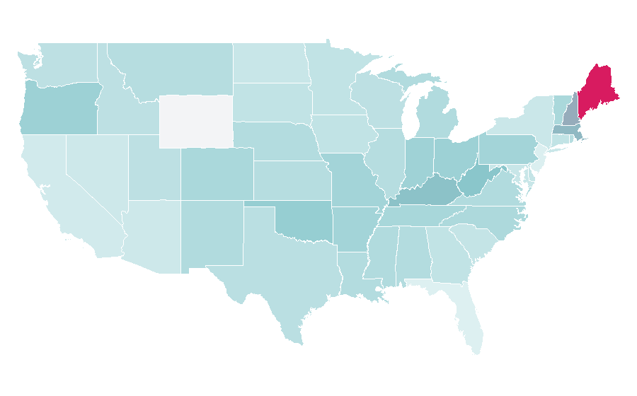 Affinity by region — 'Salem's Lot, United States