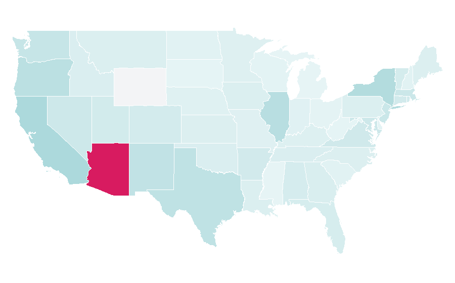 Affinity by region — Salome (opera), United States