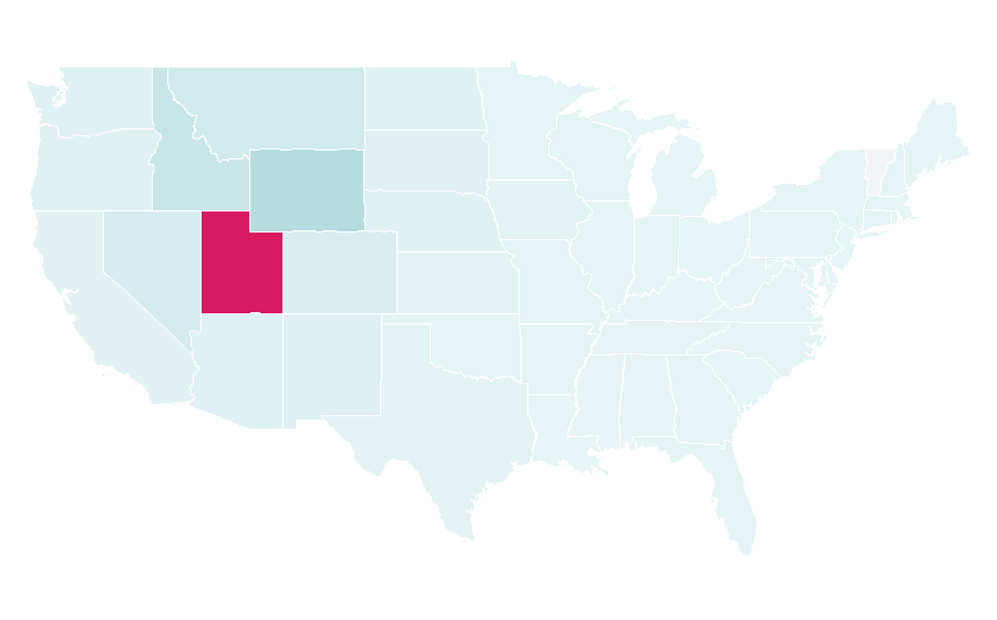 Affinité par région — Salt Lake City, États-Unis