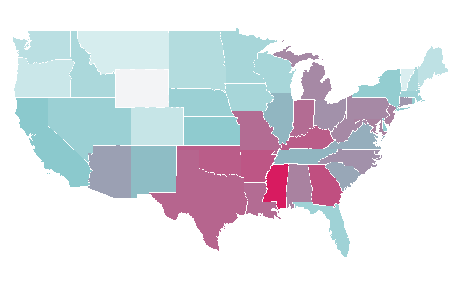 Affinity by region — Sam & Cat, United States