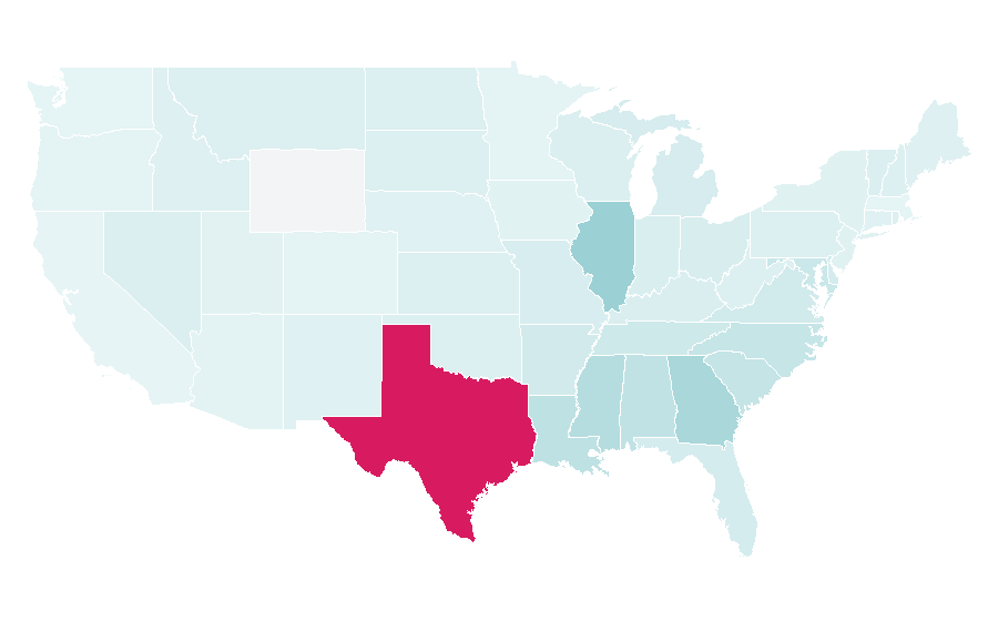 Affinity by region — Sammie, United States