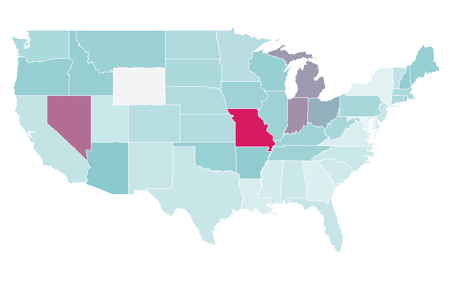 Affinity by region — Sammy Hagar (The Red Rocker), United States