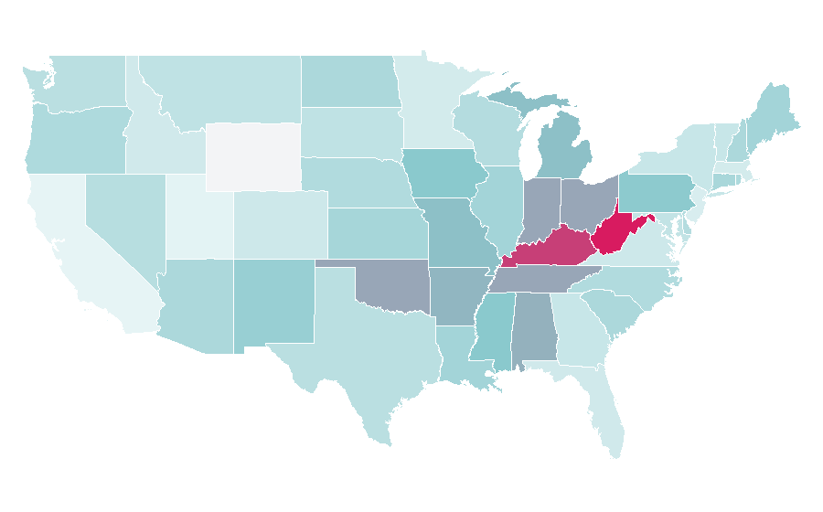 Affinity by region — Samoa Joe, United States
