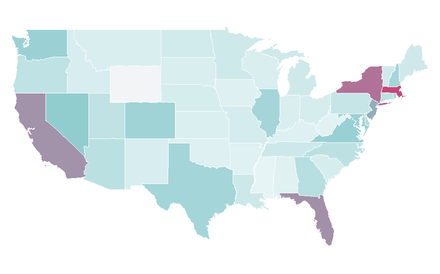 Affinity by region — Samsonite, United States