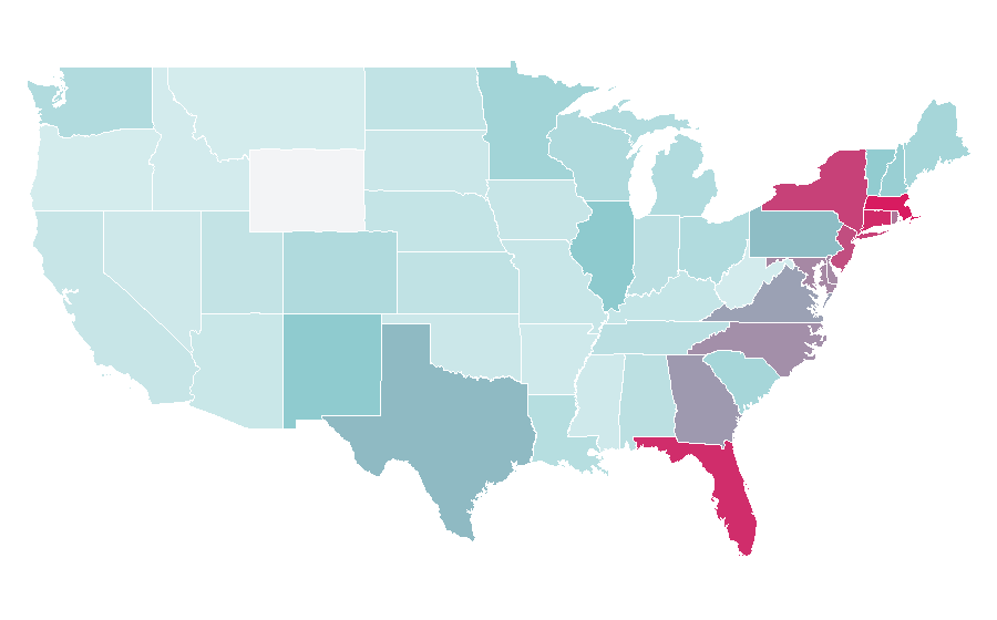 Affinity by region — San Juan, Puerto Rico, United States