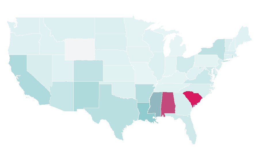 Affinity by region — San Miguel Brewery, United States