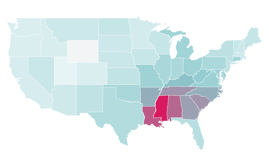 Affinity by region — sanford son, United States