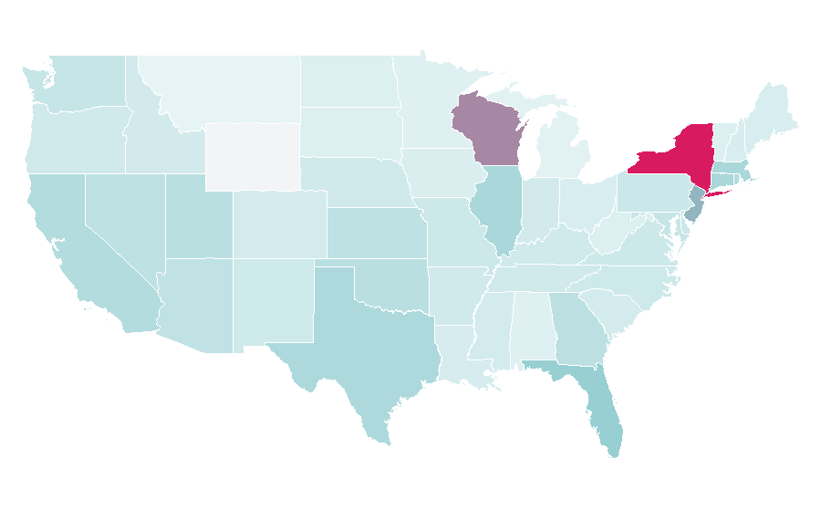 Affinity by region — Sangria, United States