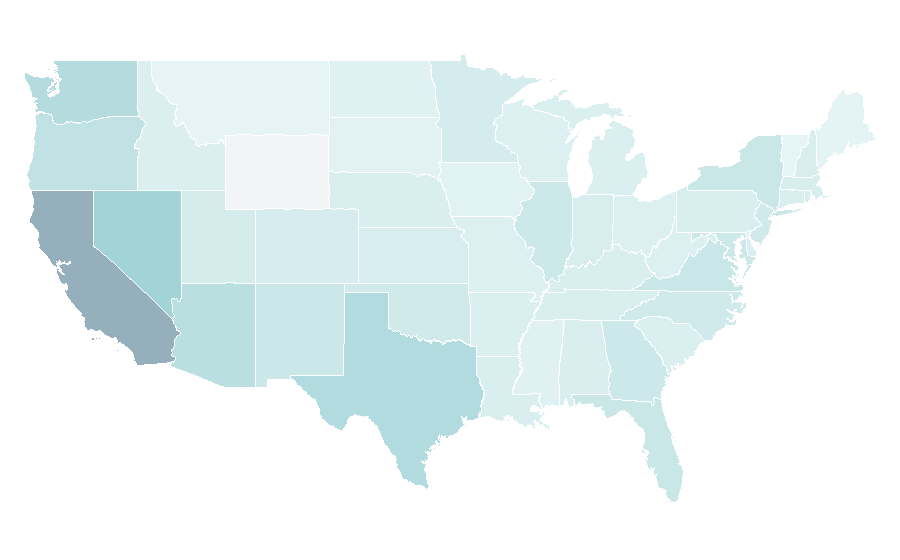 Affinity by region — Sanrio, United States