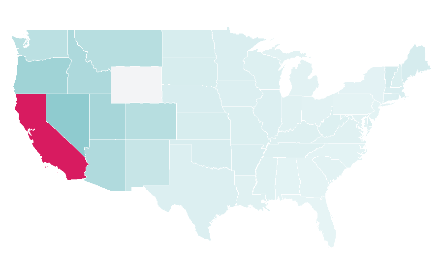 Affinity by region — Santa Cruz, California, United States
