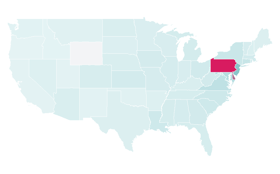 Affinity by region — Saquon Barkley, United States