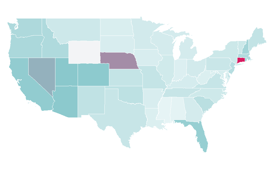 Affinity by region — Sarah Brightman, United States