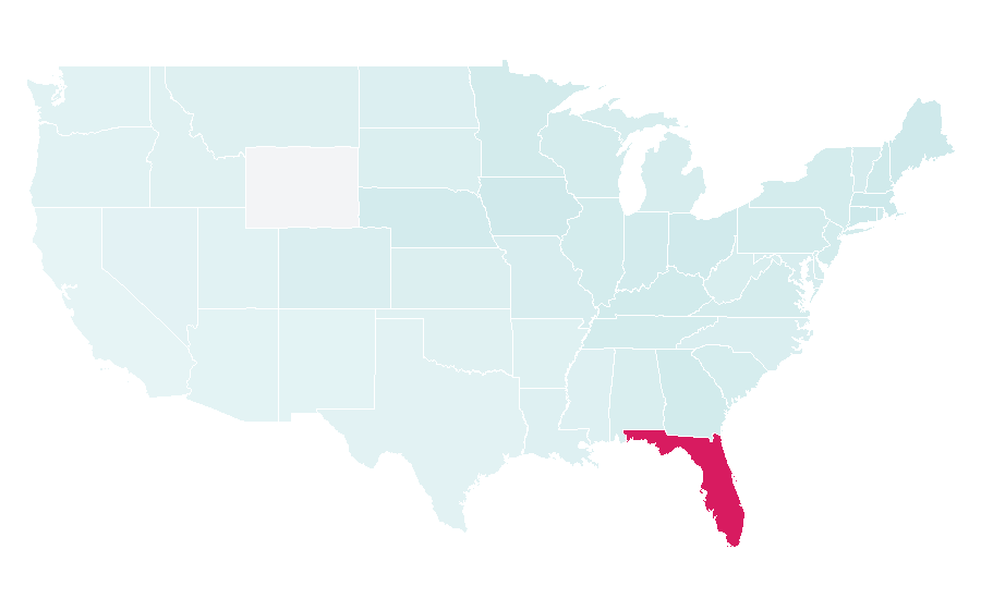 Affinity by region — Sarasota, Florida, United States