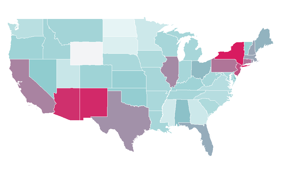 Affinity by region — Saturday Night Fever, United States