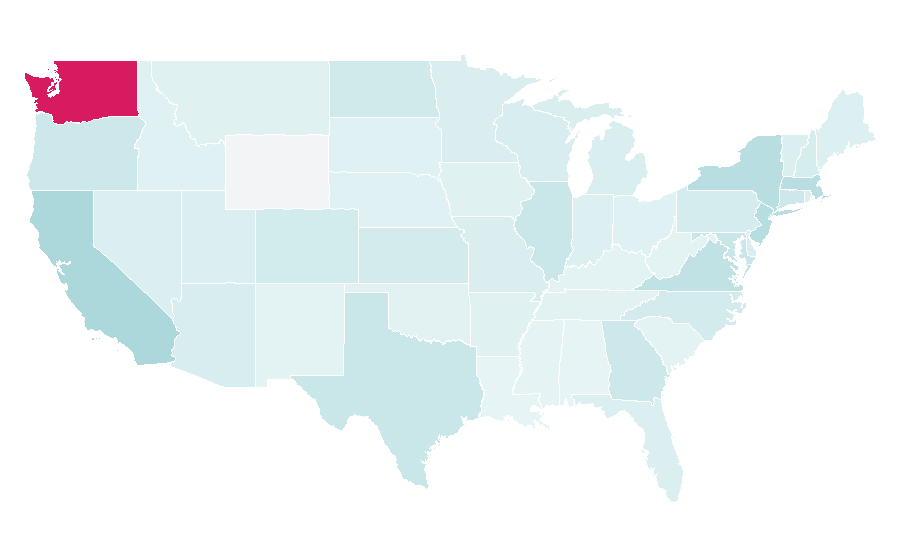 Affinity by region — Satya Nadella, United States