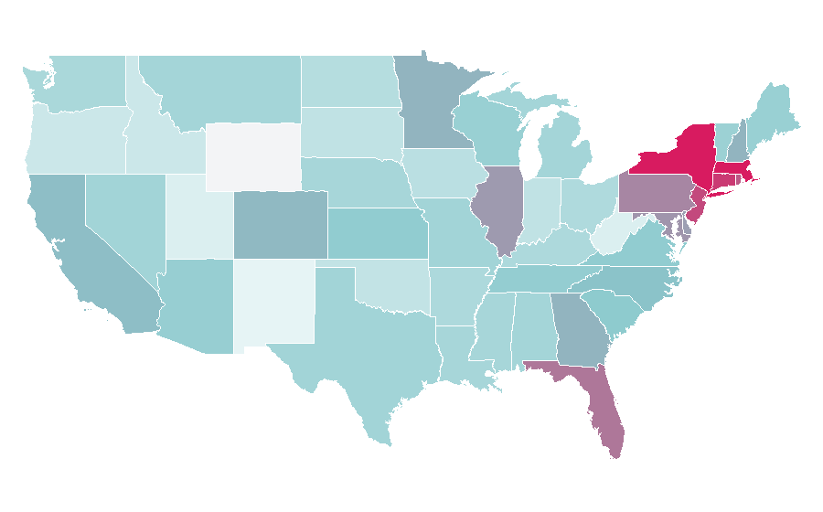 Affinity by region — Sauvignon blanc, United States