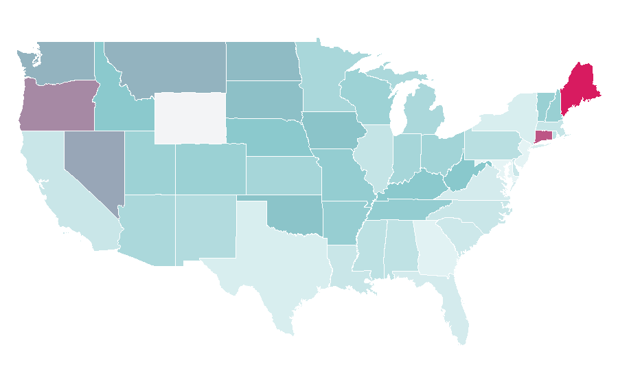 Affinity by region — Savage Garden, United States