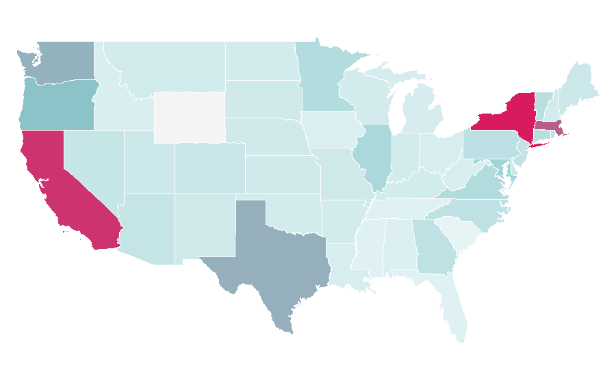 Affinity by region — Save Face, United States
