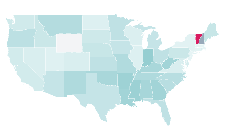 Affinité par région — Saving, États-Unis