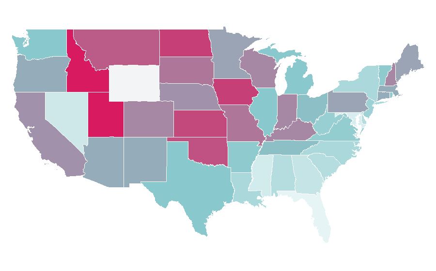 Affinity by region — Saving Private Ryan, United States