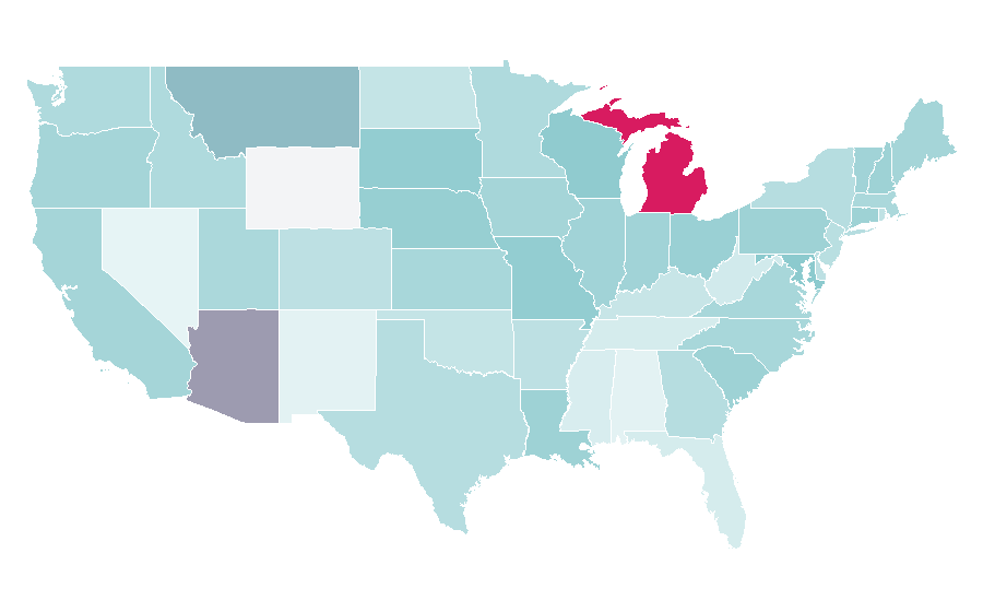 Affinity by region — Savvy, United States