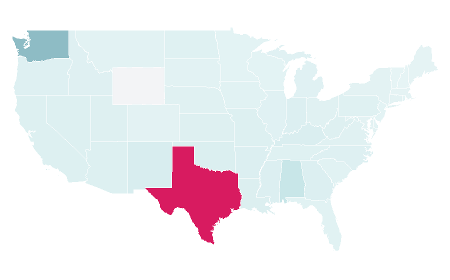 Affinity by region — Saw (franchise), United States