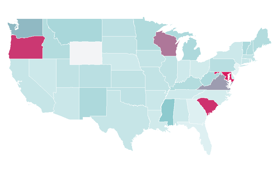 Affinity by region — Saxon (Official), United States