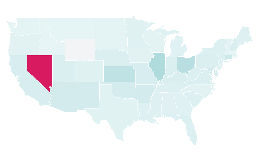 Affinity by region — Sbarro, United States