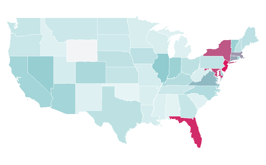 Affinity by region — SC Freiburg, United States