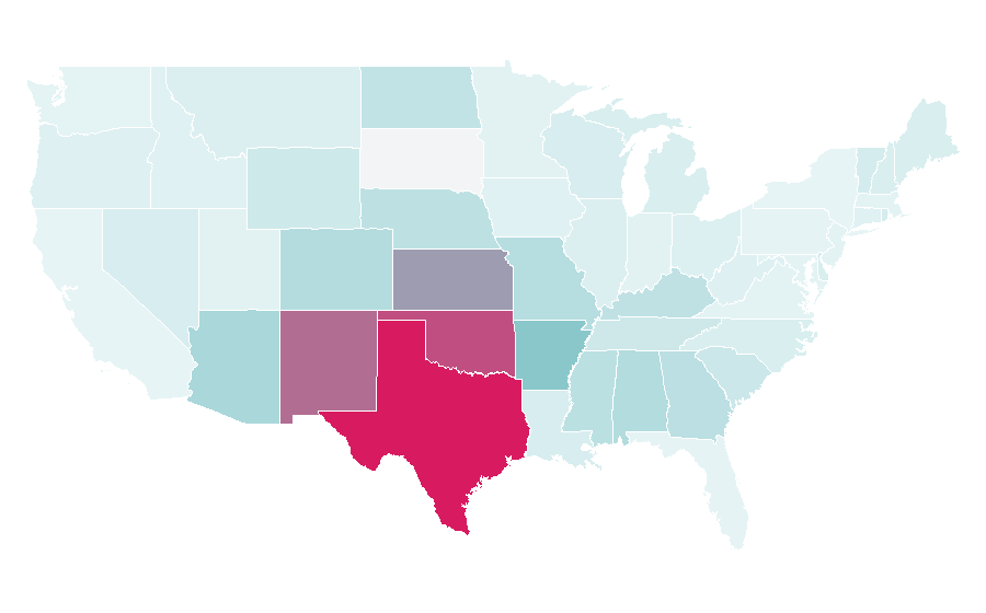 Affinity by region — Schlotzsky's, United States