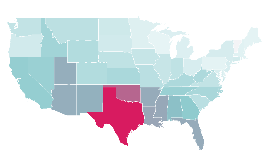 Affinity by region — Schnauzer, United States