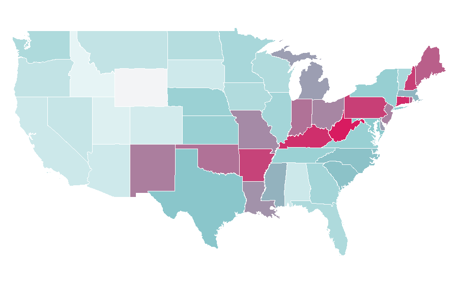 Affinity by region — Scholastic Book Fairs, United States