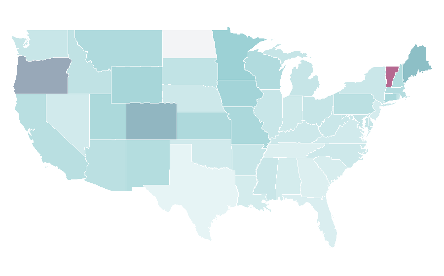 Affinity by region — Science Friday, United States