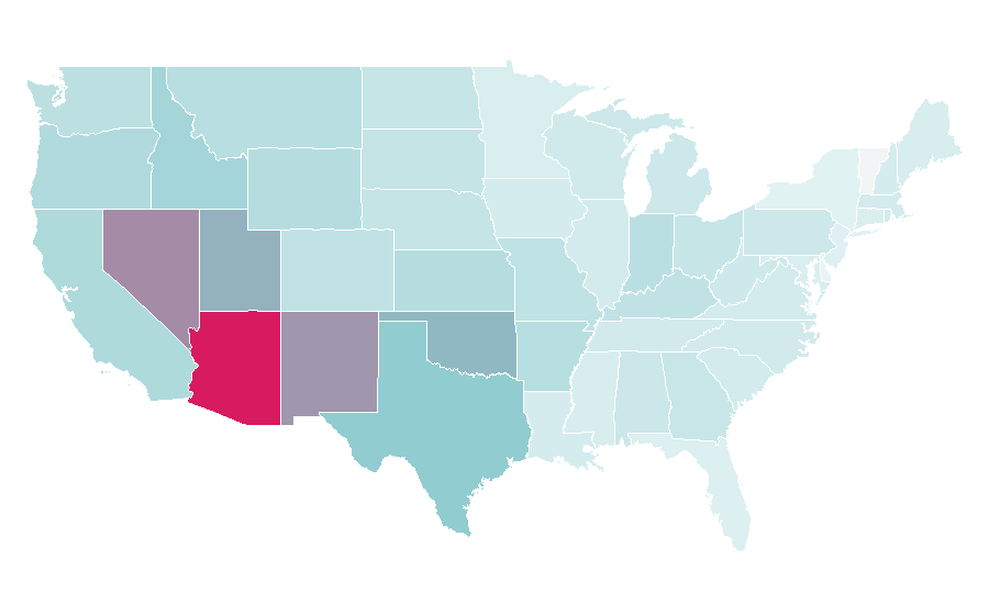 Affinity by region — Scorpions (band), United States