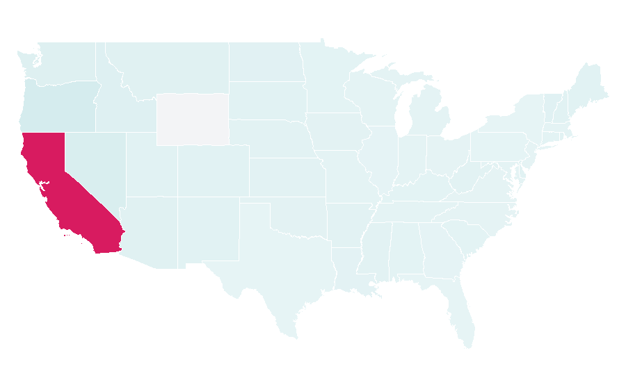 Affinity by region — Scotts Valley, California, United States